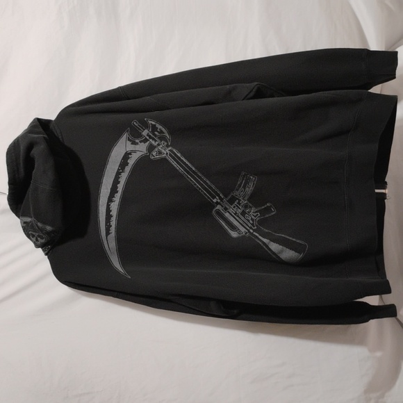 RARE! Sons Of Anarchy Reaper Crew Road Gear Full Zip Jacket W Hood Sz.L - Picture 8 of 16